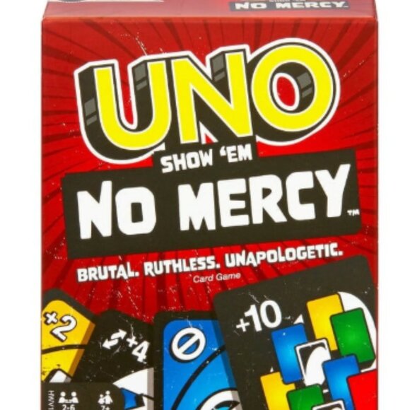 UNO SHOW'EM NO MERCY Card Game- 2 pack - Picture 4 of 9